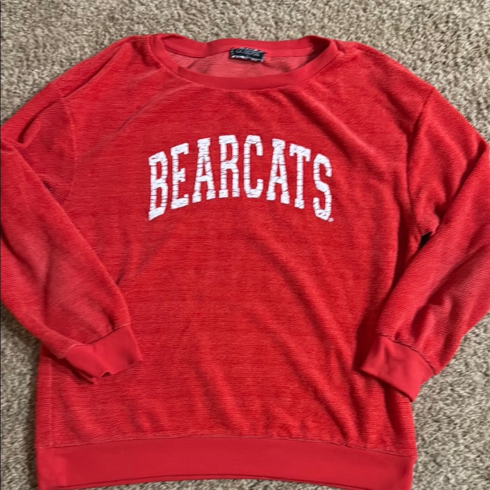 Bearcats Women's Red Sweatshirt